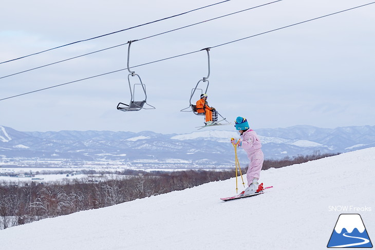 新十津川町そっち岳スキー場 雪山で子供たちが大はしゃぎ!!